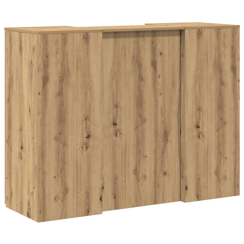 Reception Desk Artisan Oak 135x50x103,5 cm Engineered Wood