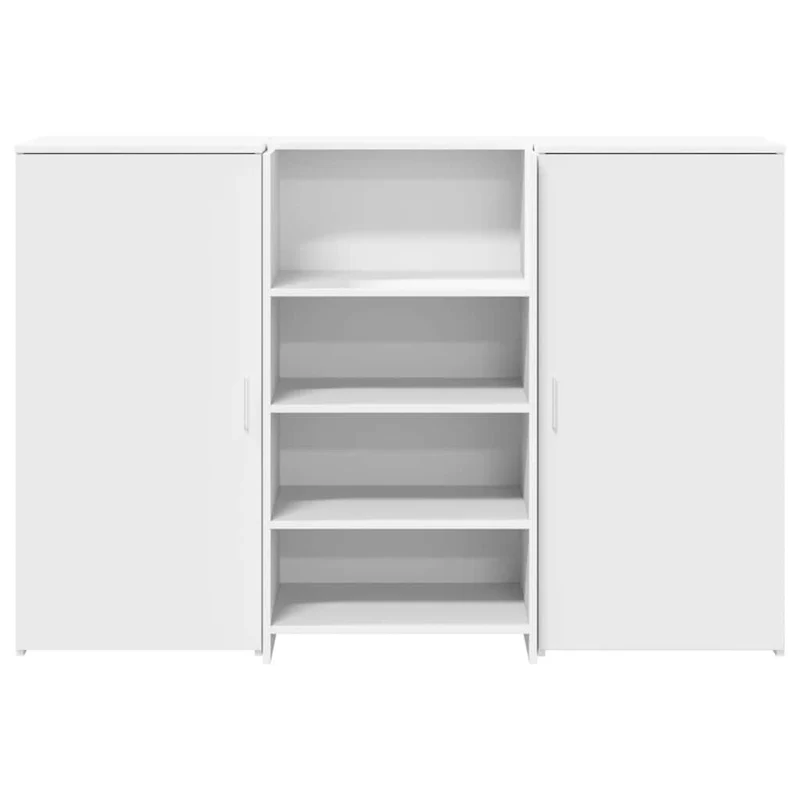 Reception Desk White 155x50x103,5 cm Engineered Wood