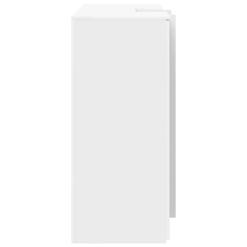 Reception Desk White 155x50x103,5 cm Engineered Wood