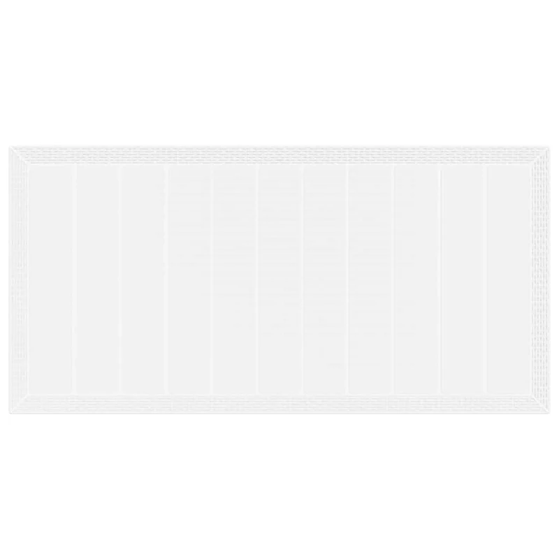 Garden Dining Set 7 pcs White Polypropylene