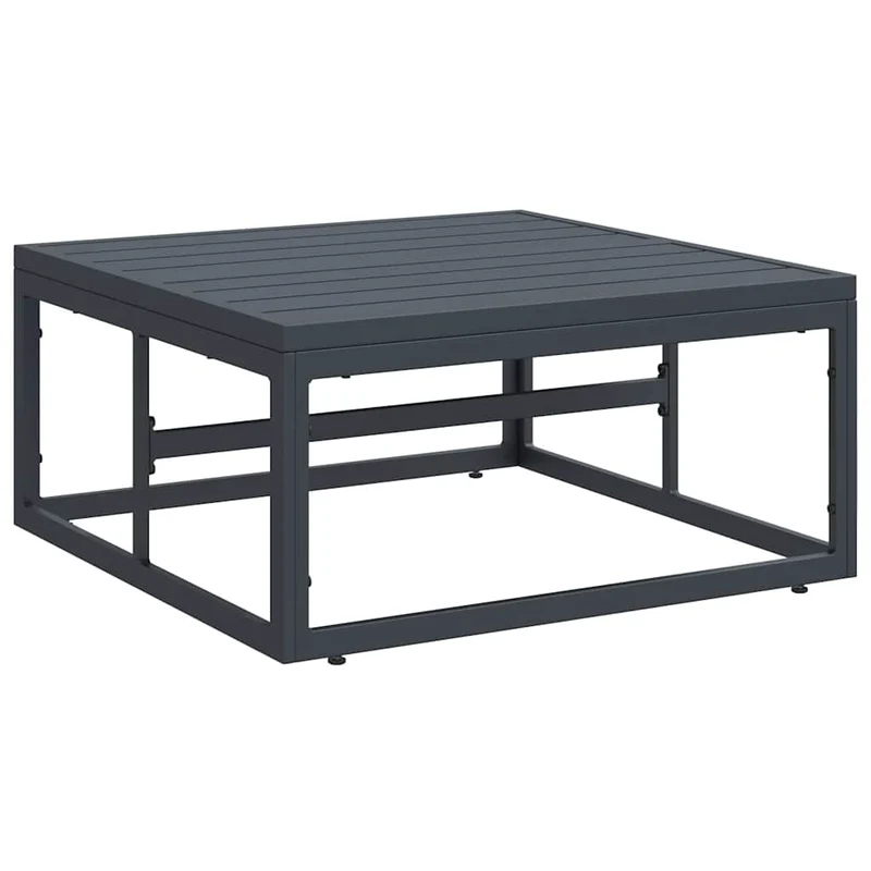 Garden Sofa Set 5 pcs Black Steel