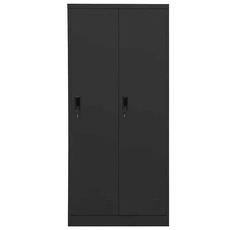 335969 vidaXL Wardrobe Anthracite 80x50x180 cm Steel