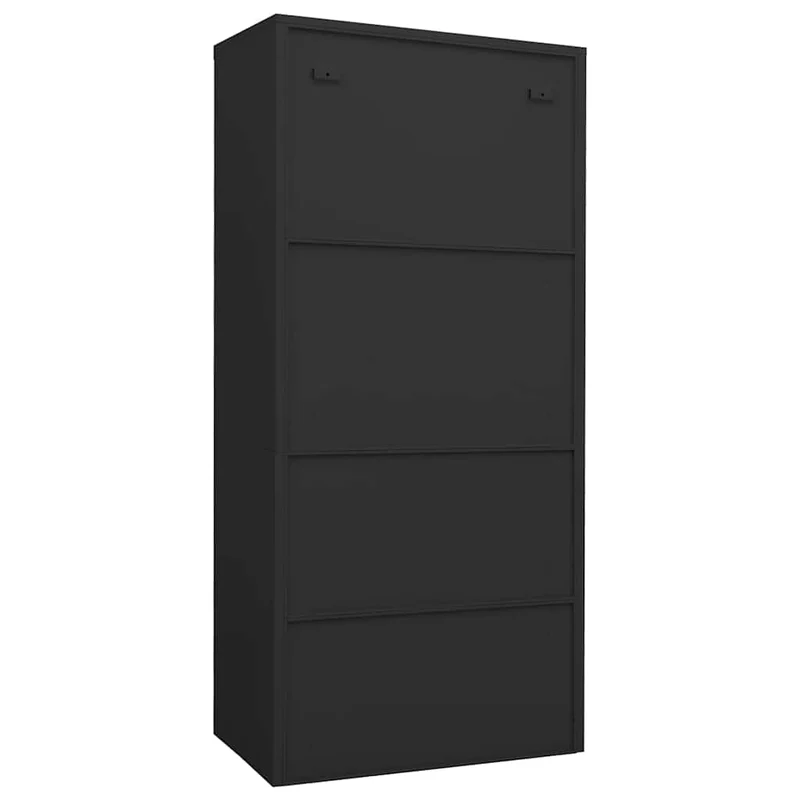 335969 vidaXL Wardrobe Anthracite 80x50x180 cm Steel