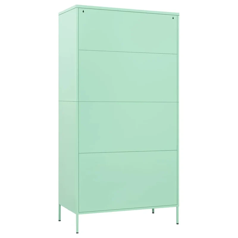 336248 vidaXL Wardrobe Mint 90x50x180 cm Steel