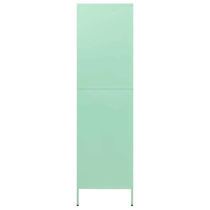 336248 vidaXL Wardrobe Mint 90x50x180 cm Steel