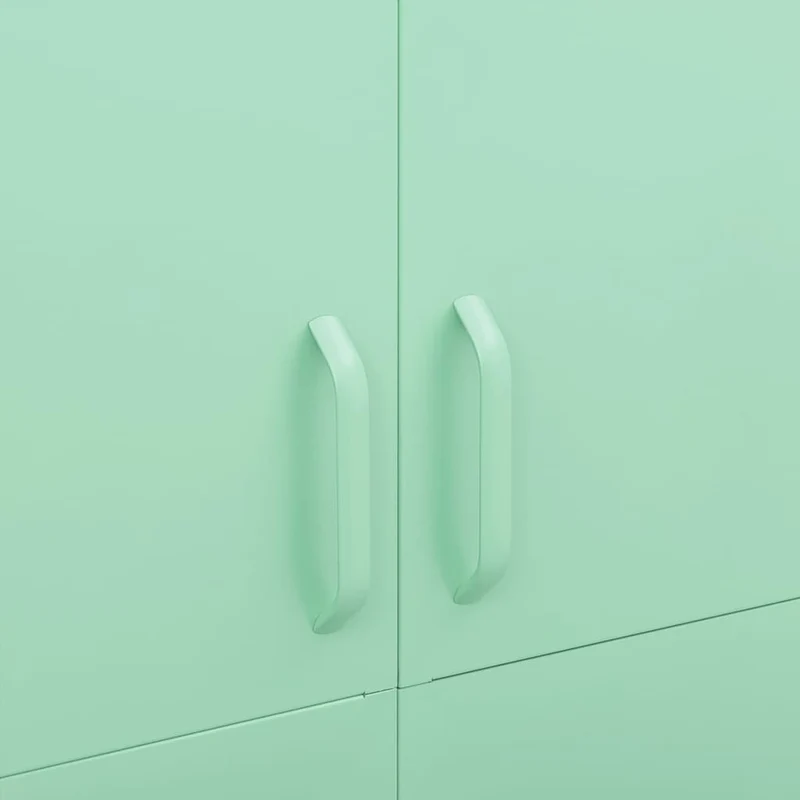 336248 vidaXL Wardrobe Mint 90x50x180 cm Steel