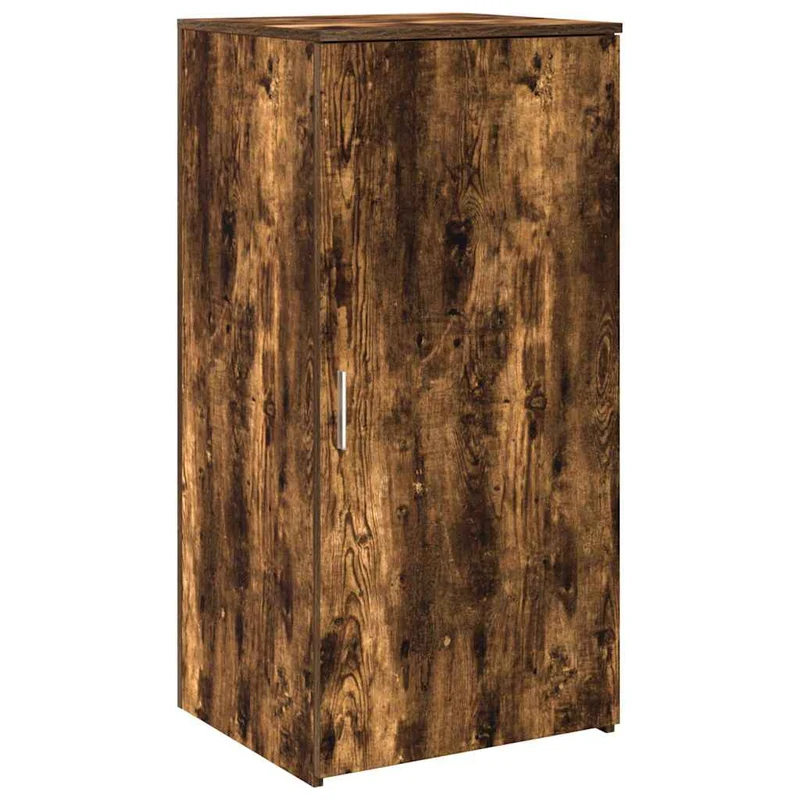 Reception Desk Smoked Oak 155x50x103,5 cm Engineered Wood
