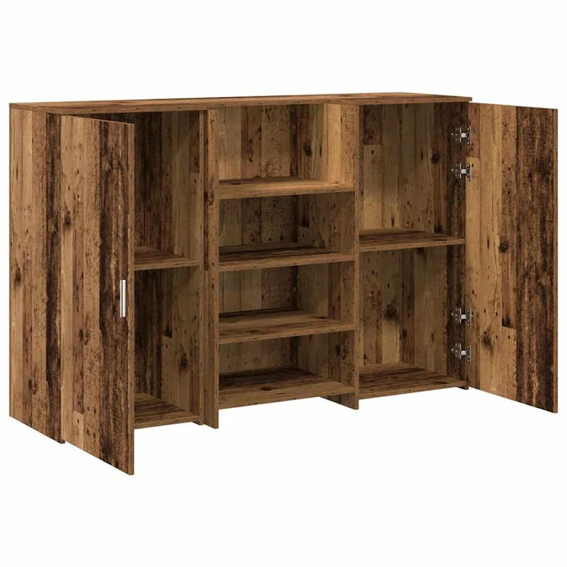 Reception Desk Old Wood 155x50x103,5 cm Engineered Wood