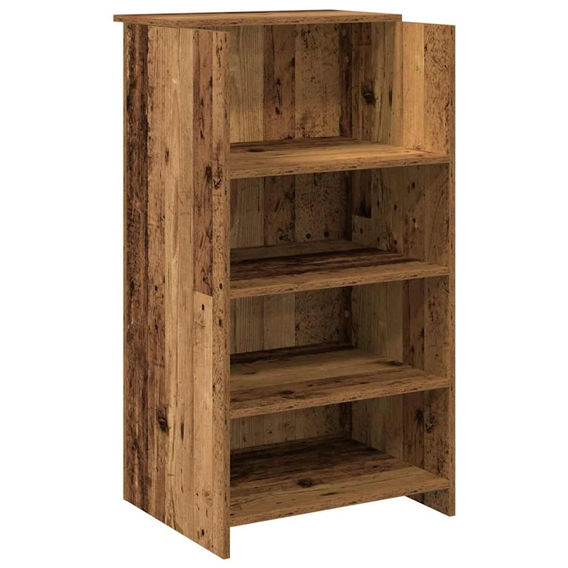 Reception Desk Old Wood 155x50x103,5 cm Engineered Wood