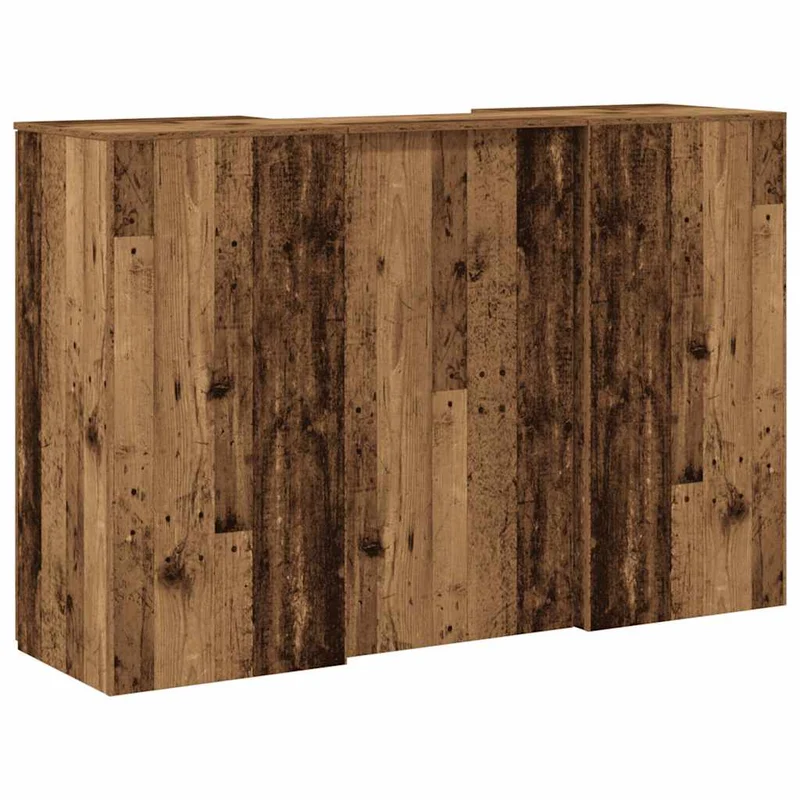 Reception Desk Old Wood 155x50x103,5 cm Engineered Wood