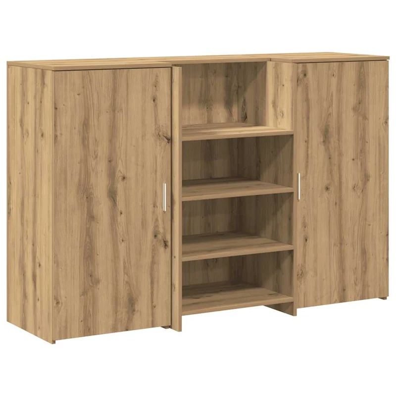 Reception Desk Artisan Oak 155x50x103,5 cm Engineered Wood