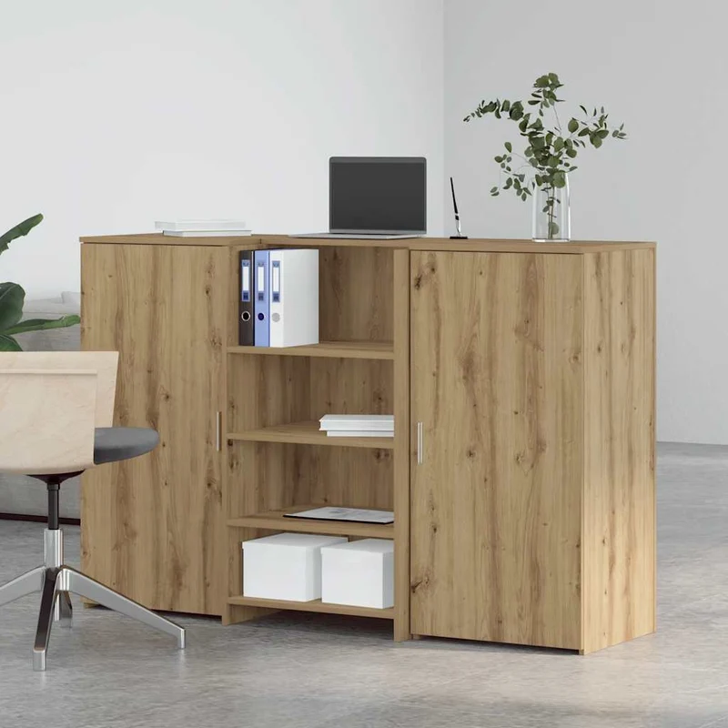 Reception Desk Artisan Oak 155x50x103,5 cm Engineered Wood