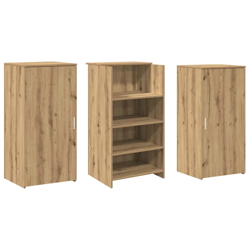 Reception Desk Artisan Oak 155x50x103,5 cm Engineered Wood