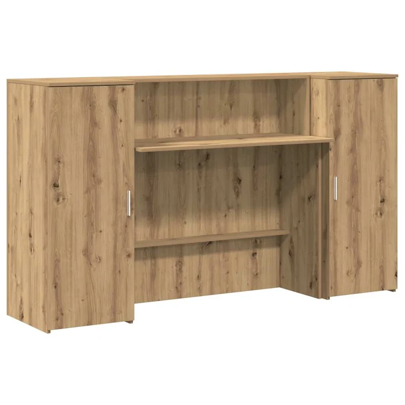 Reception Desk Artisan Oak 180x50x103,5 cm Engineered Wood