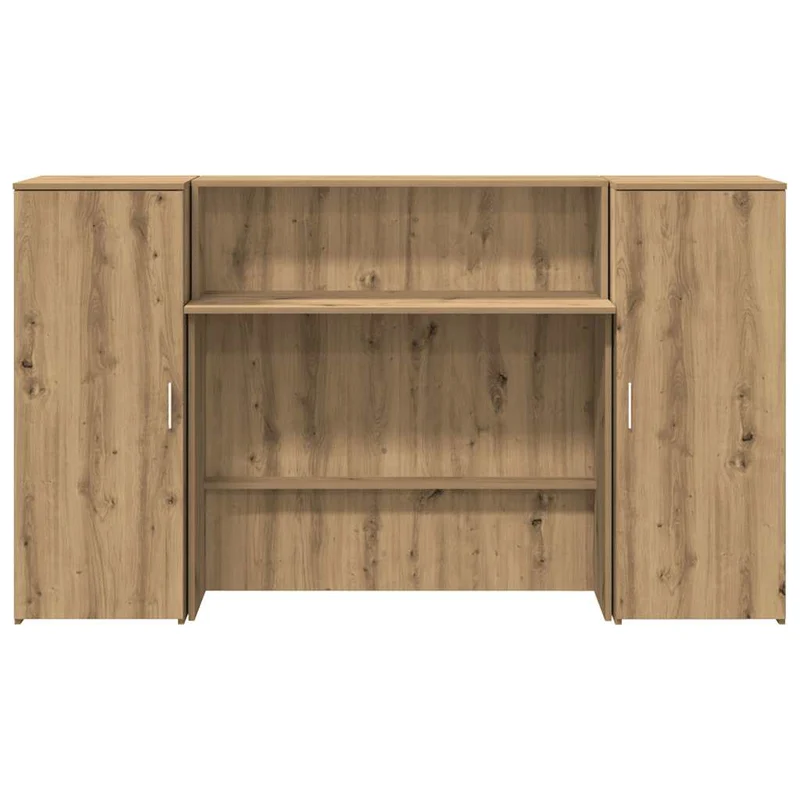 Reception Desk Artisan Oak 180x50x103,5 cm Engineered Wood