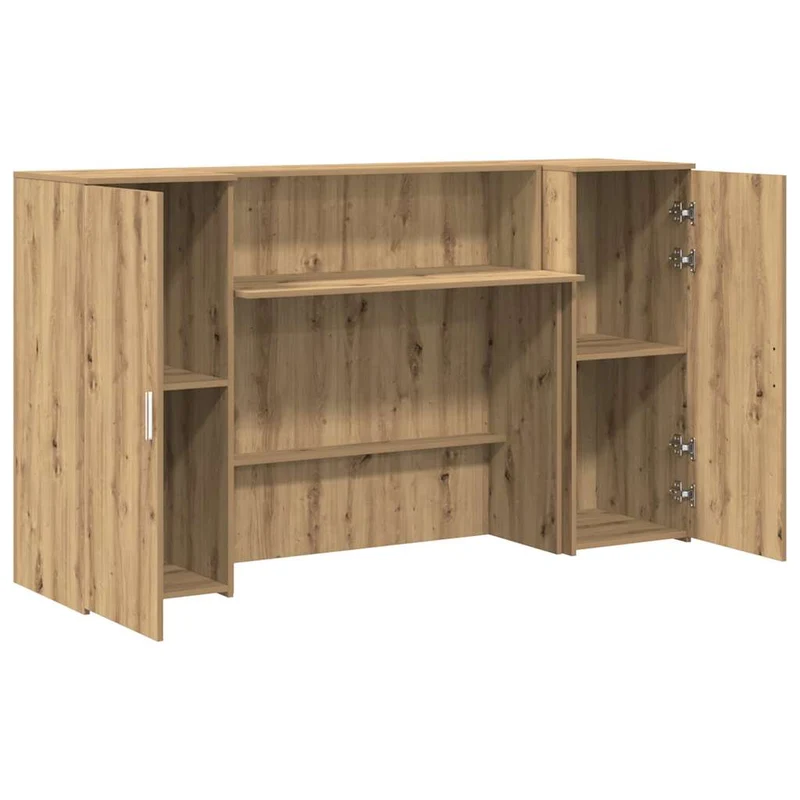 Reception Desk Artisan Oak 180x50x103,5 cm Engineered Wood