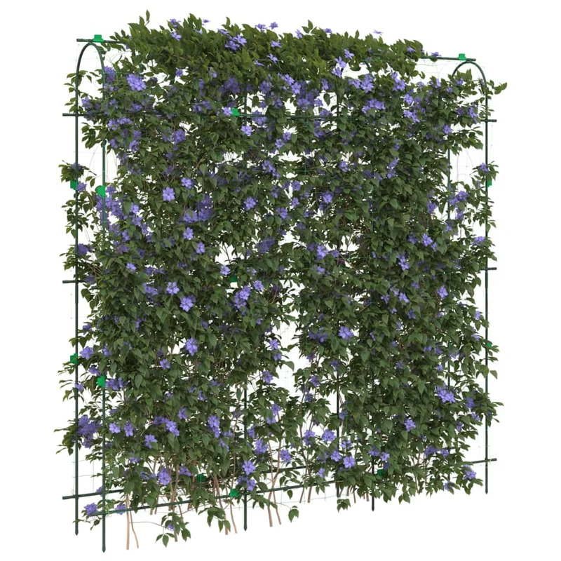 Garden Trellises for Climbing Plants 4 pcs U-Shape Steel