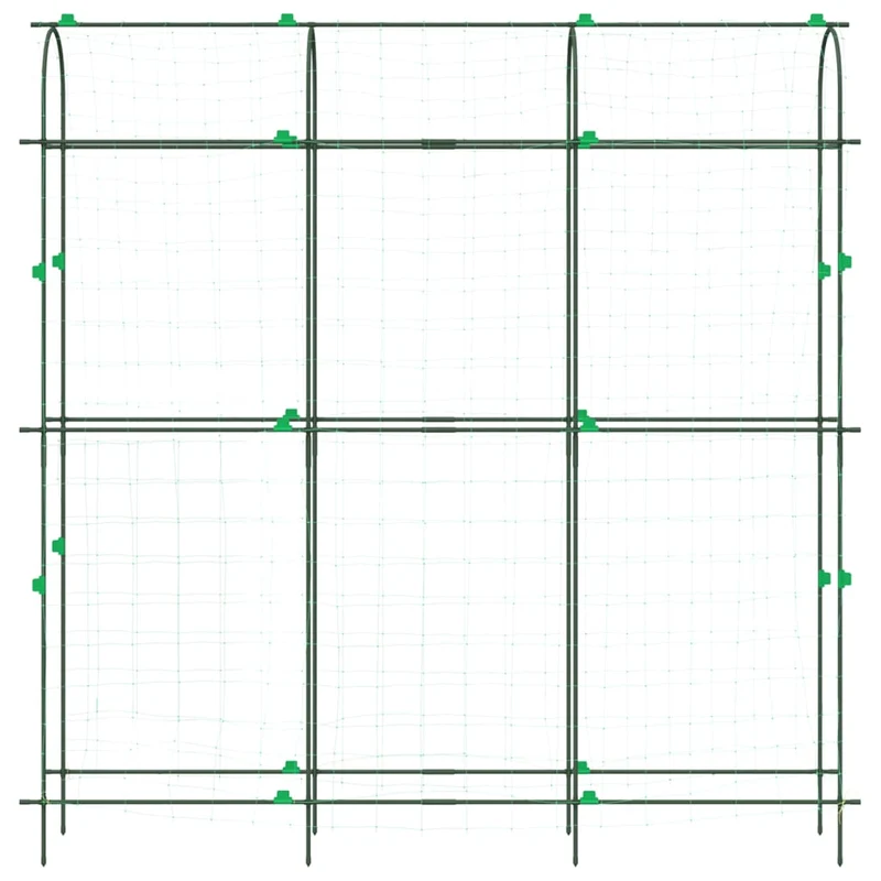 Garden Trellises for Climbing Plants 4 pcs U-Shape Steel
