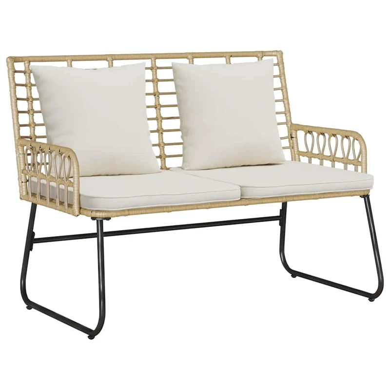 Garden Furniture Set 4 pcs Black and Anthracite Poly Rattan