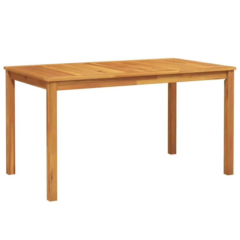 Garden Dining Set 7 pcs 6-Seaters Natural Solid Acacia Wood