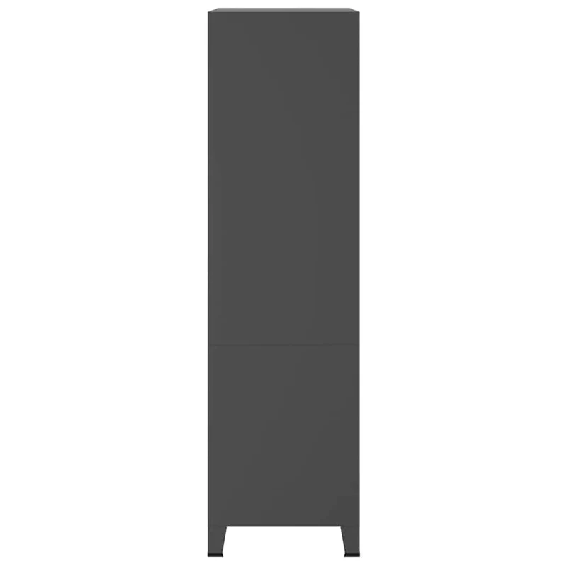 339615 vidaXL Industrial Wardrobe Anthracite 90x50x180 cm Metal