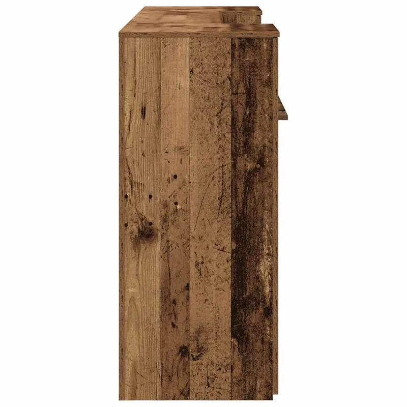 Reception Desk Old Wood 200x50x103,5 cm Engineered Wood