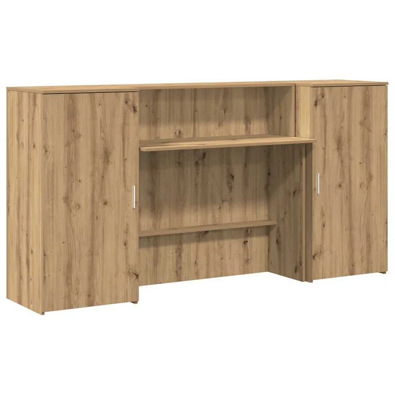Reception Desk Artisan Oak 200x50x103,5 cm Engineered Wood