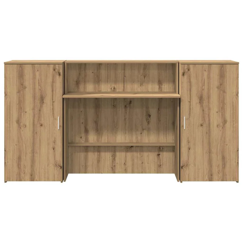 Reception Desk Artisan Oak 200x50x103,5 cm Engineered Wood