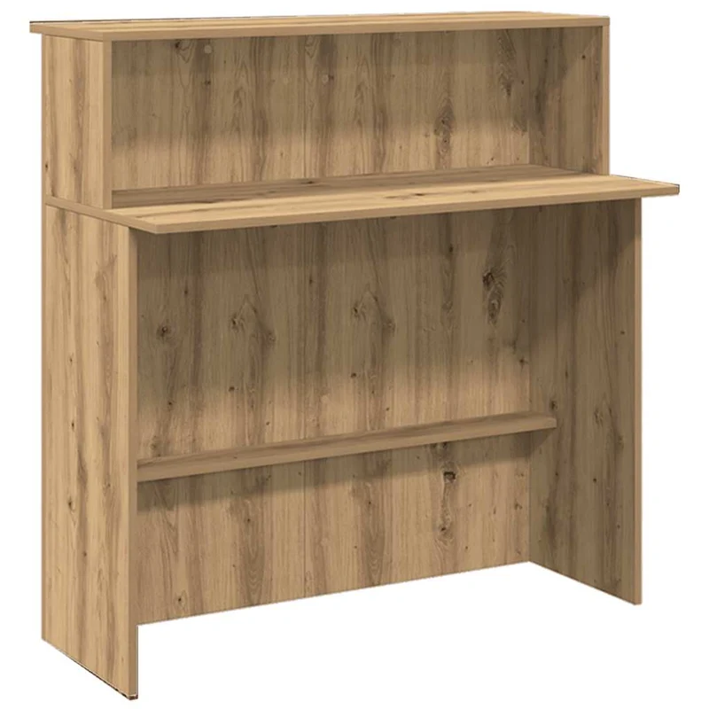 Reception Desk Artisan Oak 200x50x103,5 cm Engineered Wood