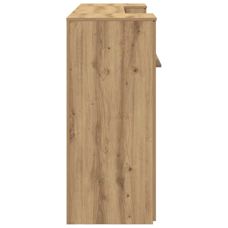 Reception Desk Artisan Oak 200x50x103,5 cm Engineered Wood
