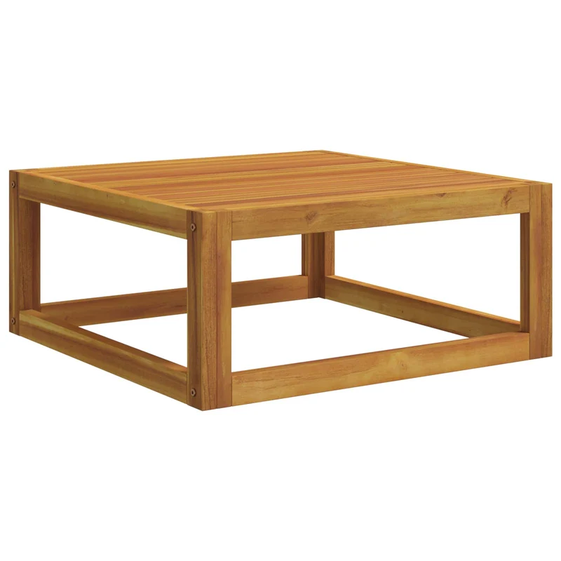 Sofa Set 4 pcs Natural Solid Acacia Wood