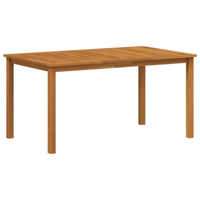 Garden Dining Set 7 pcs Beige Solid Acacia Wood