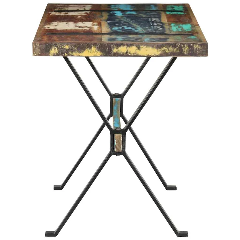 321605 vidaXL Dining Table 120x60x76 cm Solid Reclaimed Wood