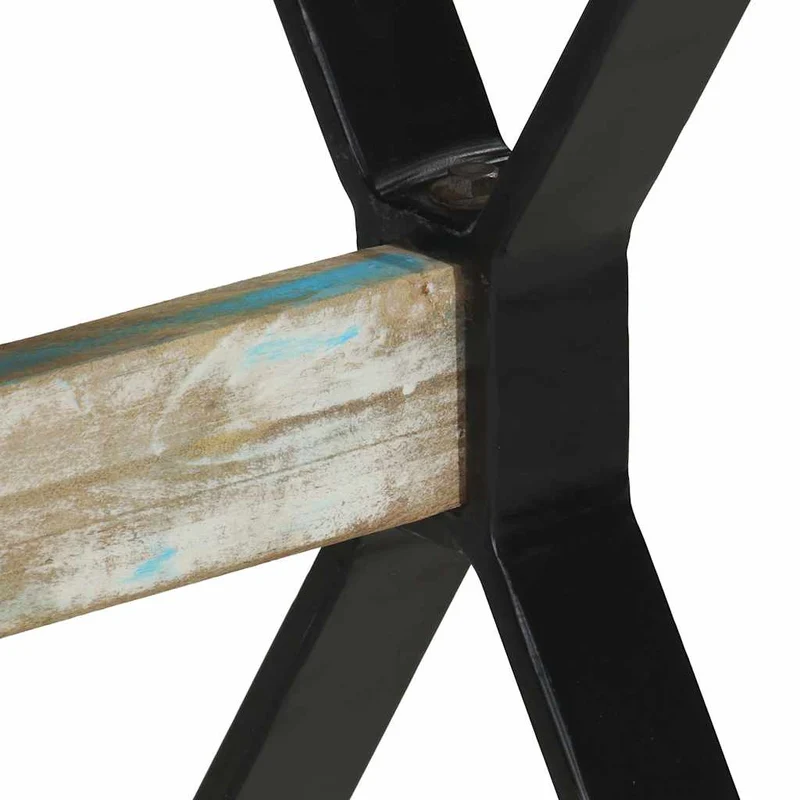 321605 vidaXL Dining Table 120x60x76 cm Solid Reclaimed Wood