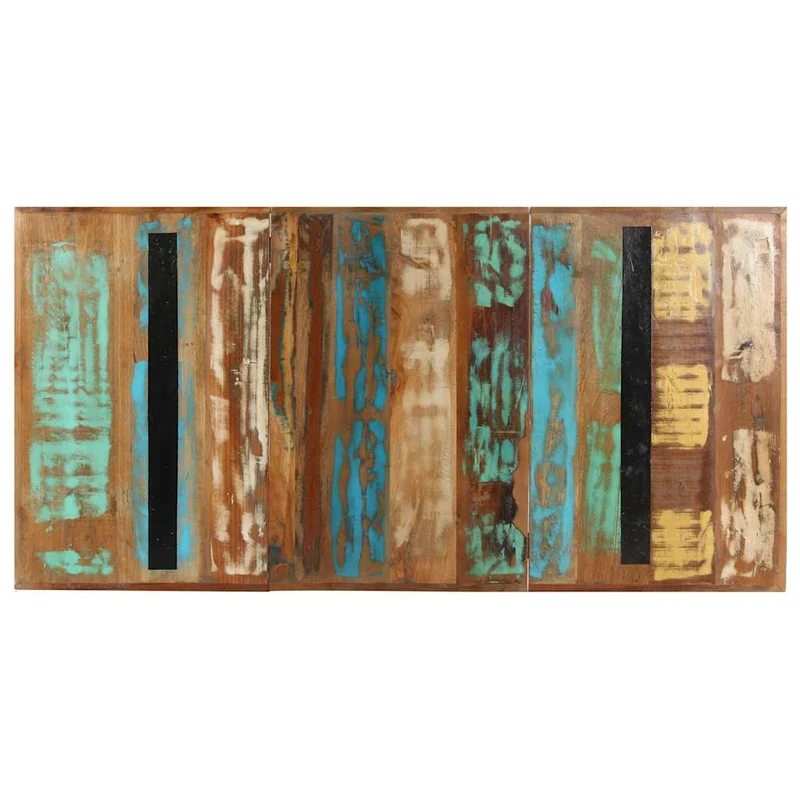 321609 vidaXL Dining Table 160x80x76 cm Solid Reclaimed Wood