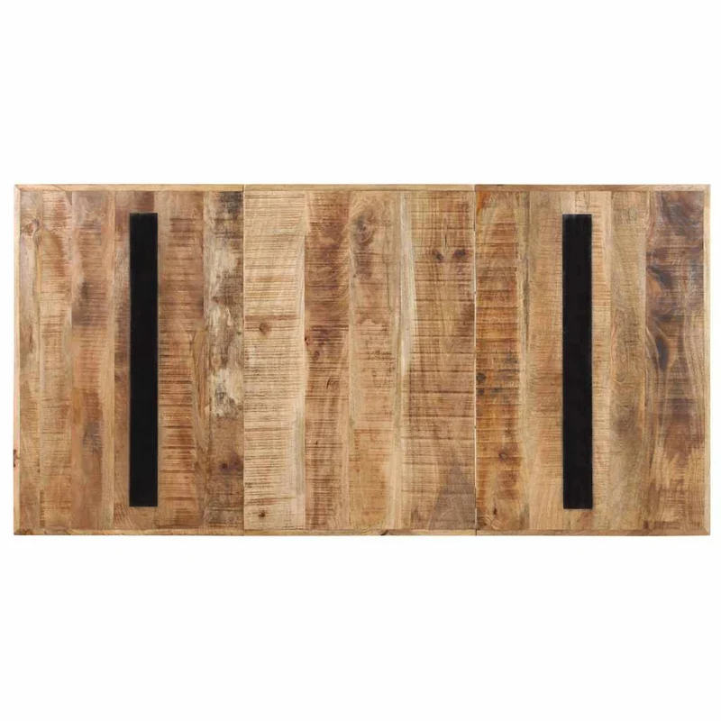 321610 vidaXL Dining Table 180x90x76 cm Rough Mango Wood