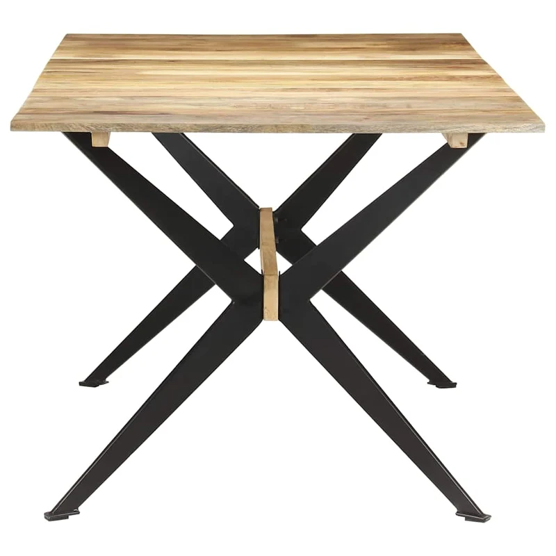 321687 vidaXL Dining Table 180x90x76 cm Solid Mango Wood