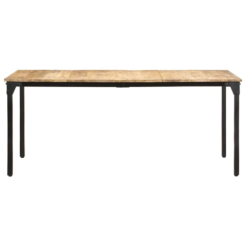 321975 vidaXL Dining Table 180x90x76 cm Rough Mango Wood