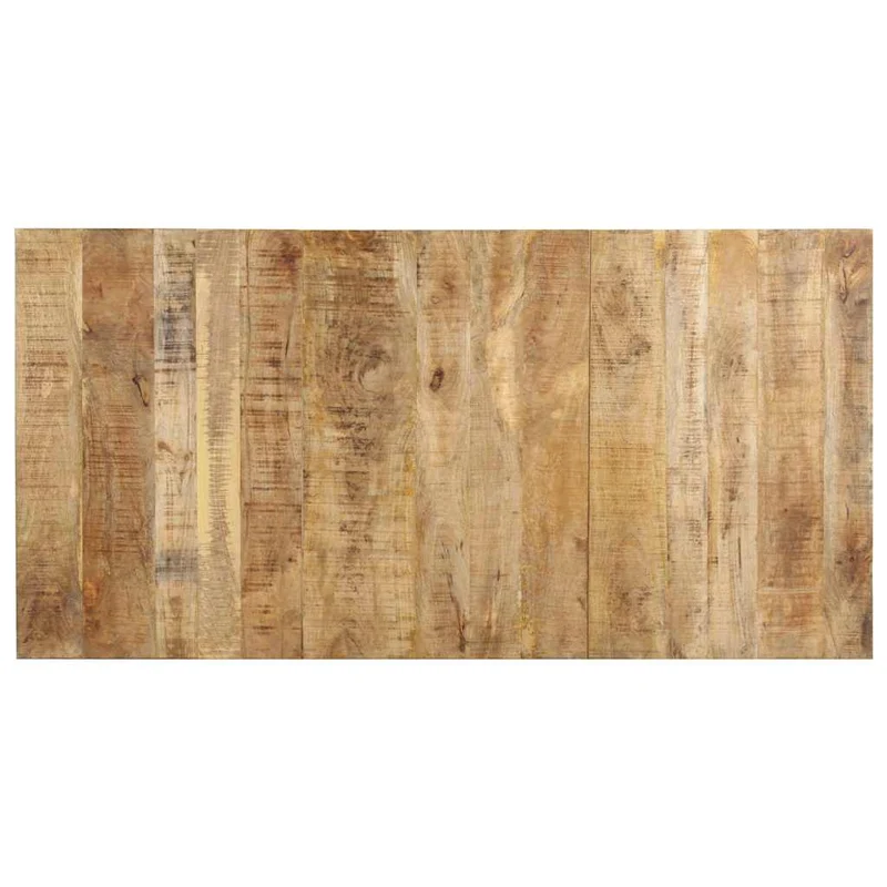 321975 vidaXL Dining Table 180x90x76 cm Rough Mango Wood