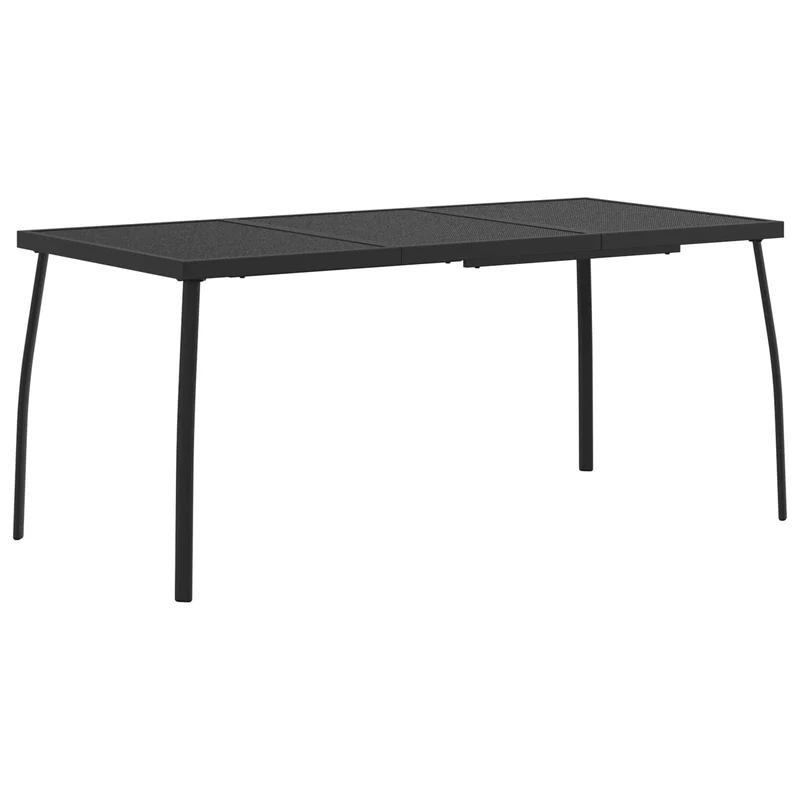 Outdoor Furniture Set 7 pcs Anthracite Iron and Steel