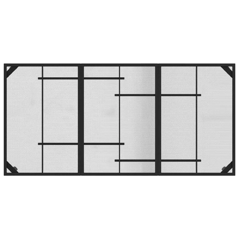 Outdoor Furniture Set 7 pcs Anthracite Iron and Steel
