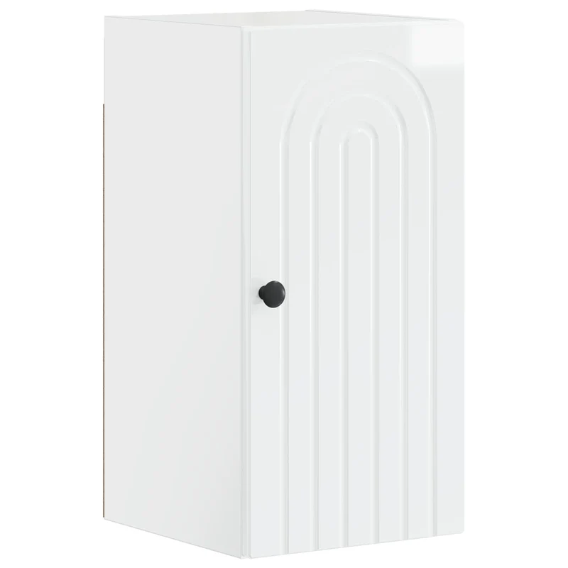 4 Piece Bathroom Cabinet Set ALKMAAR High Gloss White