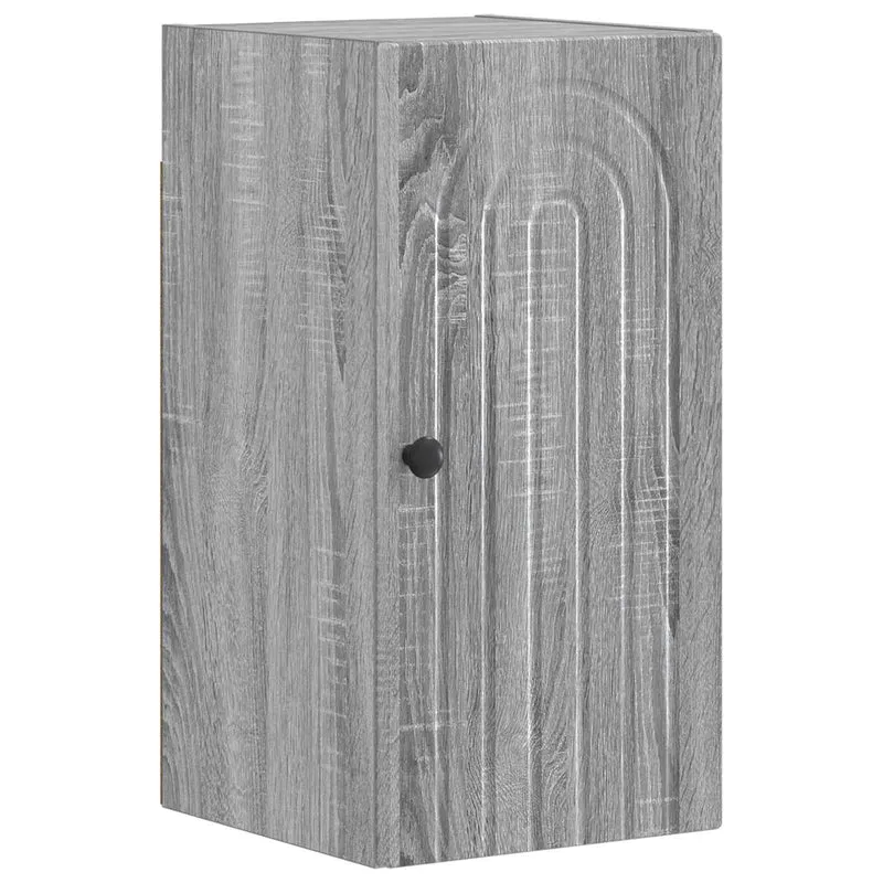 4 Piece Bathroom Cabinet Set ALKMAAR Grey Sonoma
