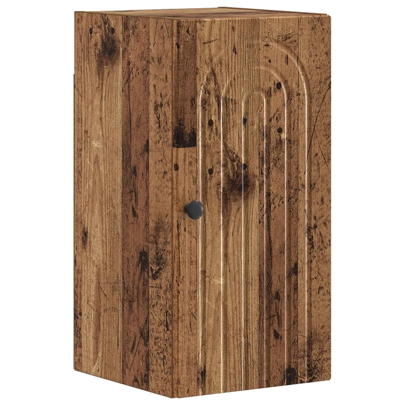 4 Piece Bathroom Cabinet Set ALKMAAR Old Wood Engineered Wood