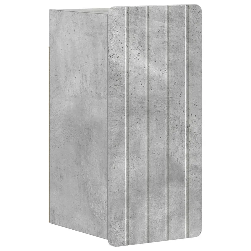4 Piece Bathroom Cabinet Set ZWOLLE Concrete Grey
