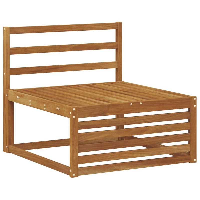 Outdoor Sofa Set 5 pcs Natural Solid Acacia Wood
