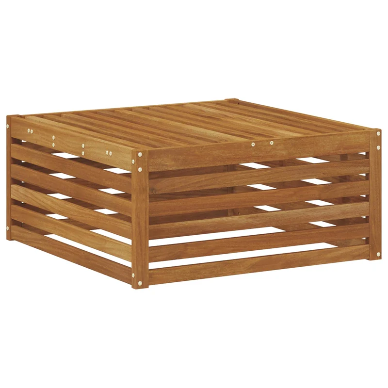 Outdoor Sofa Set 4 pcs Natural Solid Acacia Wood