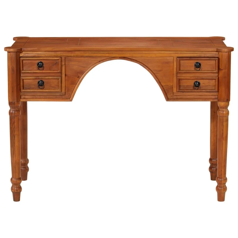 Desk with Drawers 110x50x76 cm Solid Wood Acacia