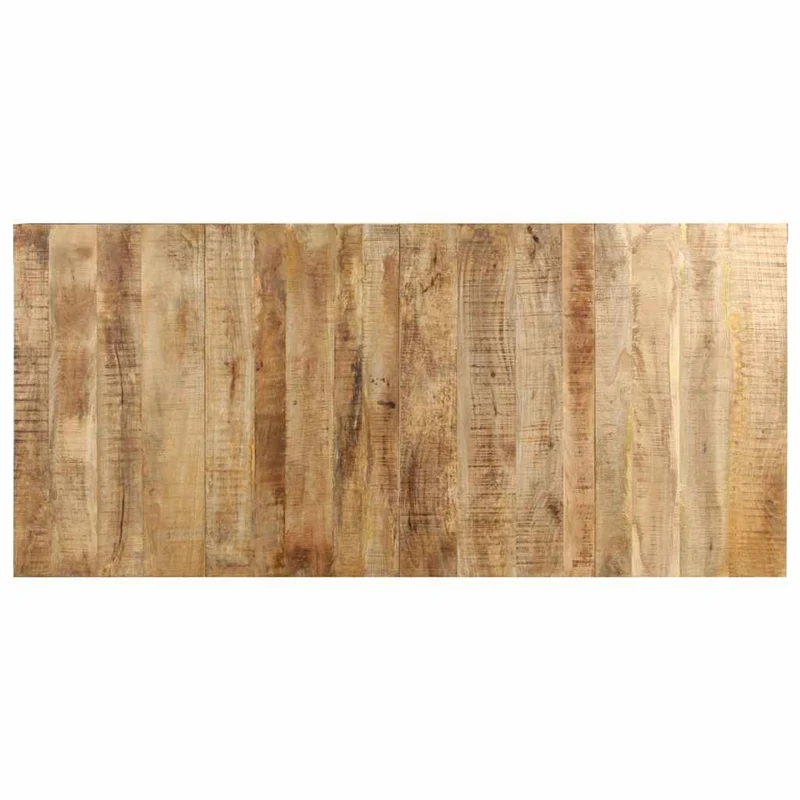 321977 vidaXL Dining Table 220x100x76 cm Rough Mango Wood