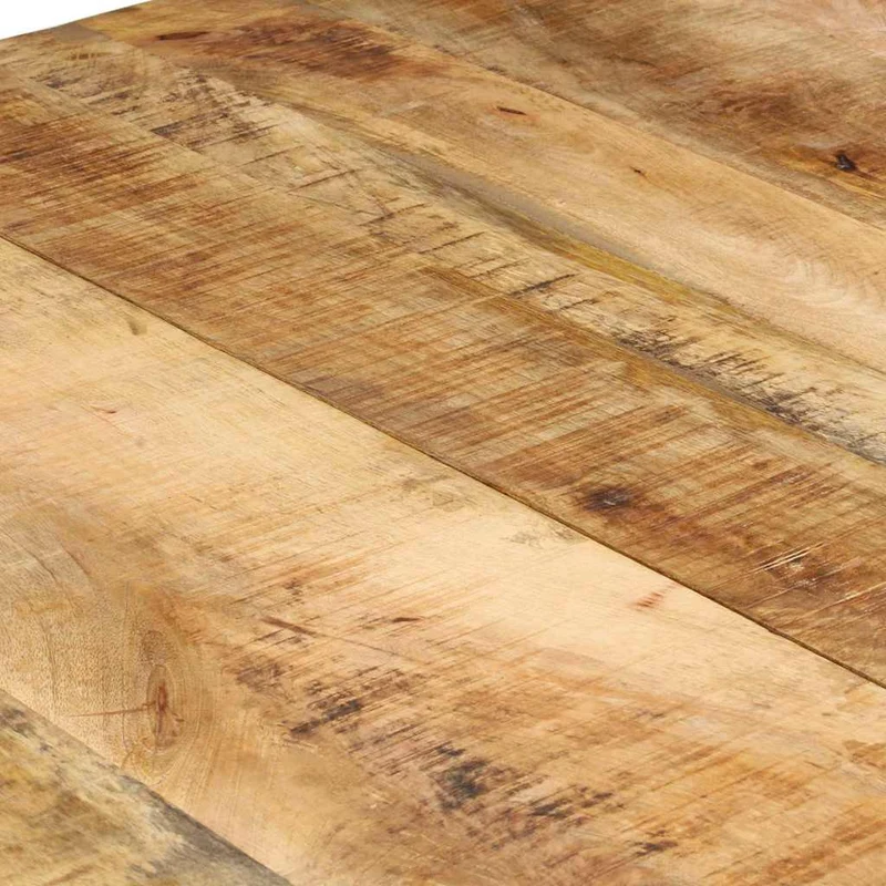 321977 vidaXL Dining Table 220x100x76 cm Rough Mango Wood
